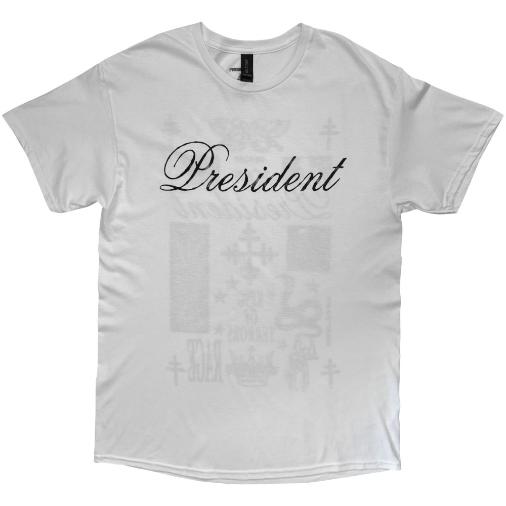 President - King Of Terrors Mens Tshirt - White